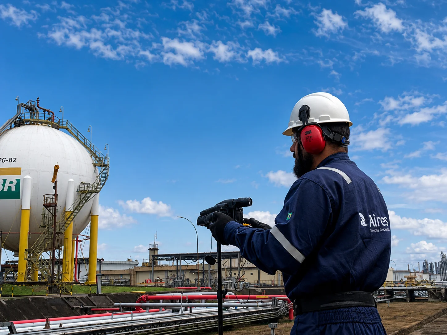Monitoramento de emissões fugitivas: como detectar, quantificar e reduzir vazamentos de gases (LDAR)
